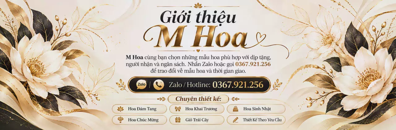 Ảnh bìa Shop hoa tươi Xã Long Phụng Quảng Ngãi - Từ lời nhắn đến món hoa vừa ý